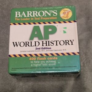 Barron's AP World History Flash Cards - Green